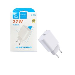 Adaptador Denmen DC36 Tipo-C 27W Branco